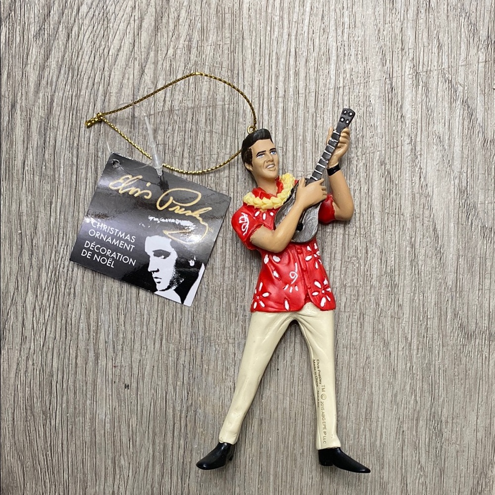 Elvis Presley Blue Hawaii Christmas Ornament by Kurt Adler